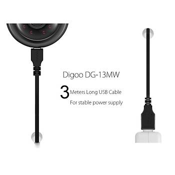 2m Micro USB Dayankl arj G Kablo Hatt IP Kamera ve Telefon arj in Digoo