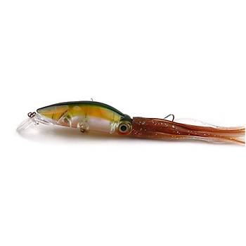 Profisher Kalamar O Sert Yem Silikon Kuyruklar 17,3 gr 18 cm 