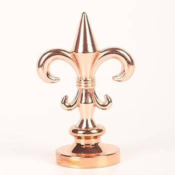 Mum M�h�r Damga Kolu D�k�m Metal M�h�r Sap� Rose Gold Zambak