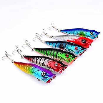 PROFISHER 6 lı Set Sert Yapay Sahte Open Mouth Balık Yem 8,89cm