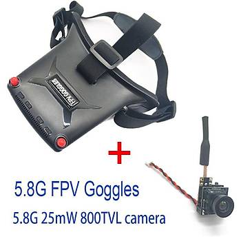 Fpv Dron Yar Alc Gzlk ve Video Verici 800 Tvl Kamera Set  