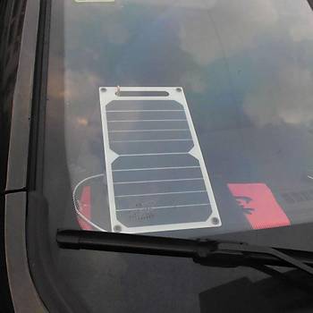 10 W Solar Charger Taşınabilir Ultra Ince Monocrystalline Silikon Güneş Paneli 
