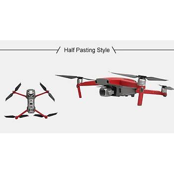 DJI Mavic 2 Zoom PVC Karbon Desenli Full Body kartma Seti
