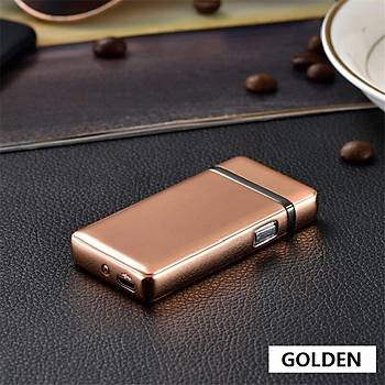 Plazma Çift Ark Elektronik Encencedor Cakmak Alevsiz USB Şarjlı Anti Rüzgar