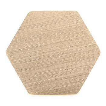 Boş Mum Mühür Pirinç Damga Kafası Petek Şekil 25x28.8mm Gold