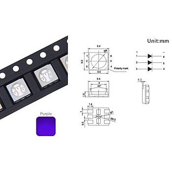 UV Boncuk LED 5050 395nm 400mm Para Dedektörü 10 Adet