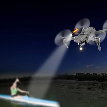 DJI Mavic 2 Pro İçin Gece Uçuş Zoomlu Fener Üst Lamba 360° Dönüş 