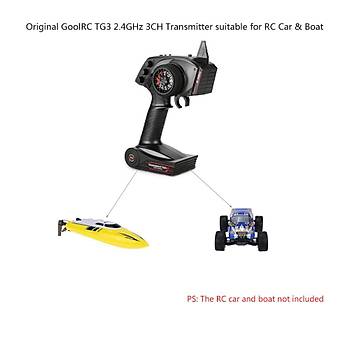 Araba Tekne 3Ch Dijital Uzaktan Kumanda Verici Alc TG3 2.4GHz
