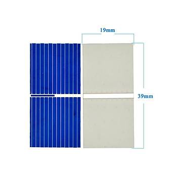 100 Adet Güneþ Paneli Solars Hücre 0.5 V 0,12W 39X19mm Mini