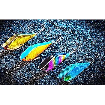 PROFISHER VIB Lazer Renk B Sert Yapay Balk Yem 6,3 cm 14 gr # 8
