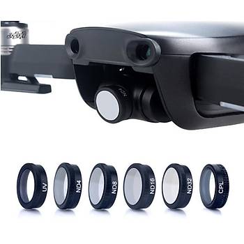 DJI Mavic Air 6 l Filtre Set ND4 + ND8 + ND16 + ND32 + UV + CPL ND Optik Cam Lens