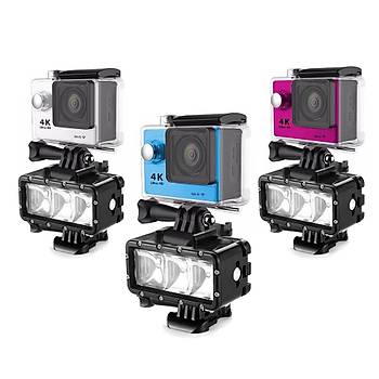 Aksiyon Kamera Su Geçirmez Sualtı Dalış LED Video Işığı