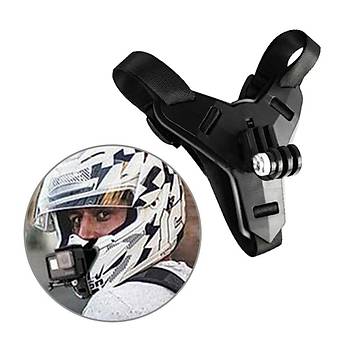Motosiklet Kayak Kask Çene Kamera Tutucu Gopro Xiaomi Osmo SJCAM