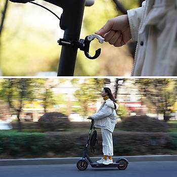 M365/Pro Elektrikli Scooter İçin Alüminyum Metal Çift Kanca Askı 