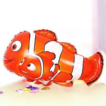 Folyo Balon Palyaç Balık Parti Süsleme Doğumgünü
