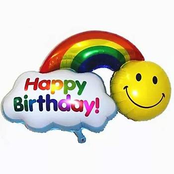 FOLYO BALON HAPPY BİRTHDAY GÖKKUŞAĞI 100cm
