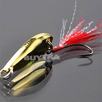 METAL KA�IK T�YL� KANCALI YAPAY YEM 7 cm 3,5 gr