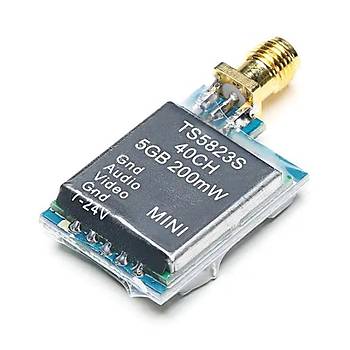 FPV 5.8G Alıcı UVC Downlink OTG VR Android + 200mw 40C Verici Set