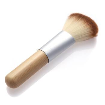 4 lü Set Doğal Bambu Saplı Kozmetik Toz Allık Makyaj Fırçaları