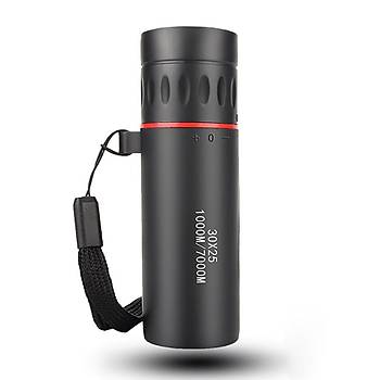 30x25 Monoküler Teleskop Çift Odaklı Optik Zoom Gündüz ve Gece