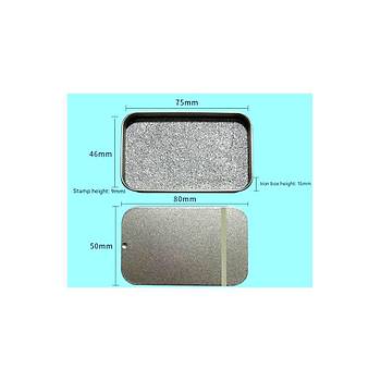 Silver M�rekkepli Bask� Pedi Istampa Ofis Boyu 80*50mm Su Bazl�