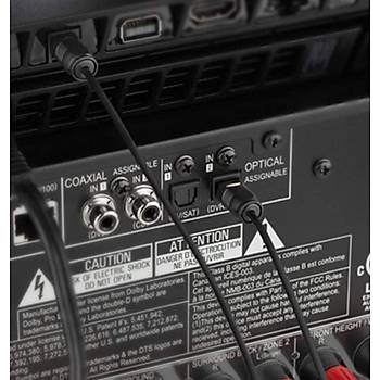 Toslink Fiber Optik Multimedya Ses Kablosu 2.2mm 2 Metre Uzunluk XLY