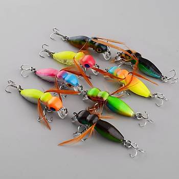 4 l Set Sert Yapay Eekars Yem Set A 5 cm 3,4 gr