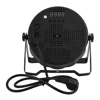 54 LED UV Mor Sahne Işık DMX 8 Kanal Ultraviyole Strobe Projeksiyon Lamba