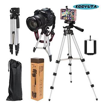 Al�minyum Tripod Stand Telefon Tutucu Aparat� 4 Segmentli  Naylon Ta��ma �antal� 