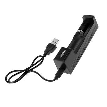 USB Akıllı Pil Şarj Aleti 3.7V 18650 26650 16340 14500 10400 Lion