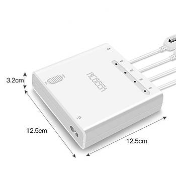 DJI Mavic 2 Zoom 6 in 1 Pil Çoklu Şarj Hub USB  Bağlantı Noktası 