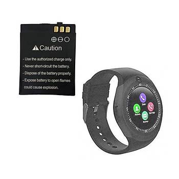 LQ-Y1 Akýllý Saat Pili 380mAh Y1 Model Smart Watch Battery