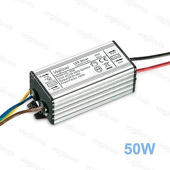 50W Led Sürücü AC220V 27V-36V Alüminyum IP67 Trafo Adaptörü