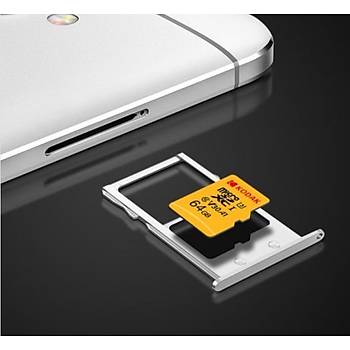 Kodak TF Mikro SD Kart 64 GB U3 V30 A1 4K Yüksek Hýzlý Çözünürlük Ýçin Destek