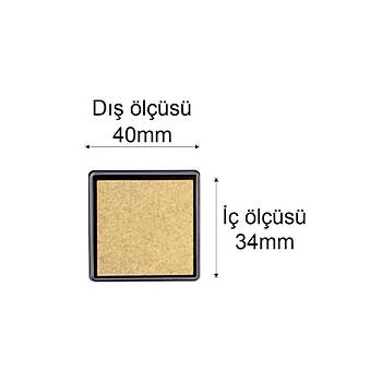 Gold M�rekkepli Bask� Pedi 40*40mm �abuk Kuruyan Su Bazl� 