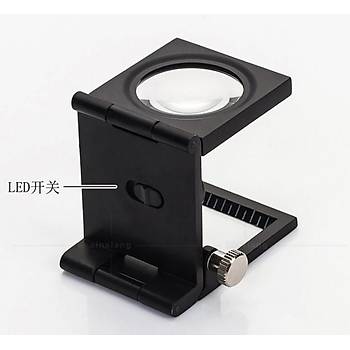 10x Katlanr Sayal Metal Lp 28mm 2 Led Ikl Byte Tekstil 