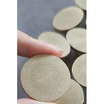Mhrcm Mhr Mumu Damga 35 mm Yuvarlak Kumlu Bo Pirin Kafa + Ahap Sap R5799K35