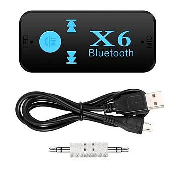 Araç Kiti  Bluetooth 4.1 Aux Ses ve Müzik Alıcı Adaptörü TF Destek A2DP Mp3