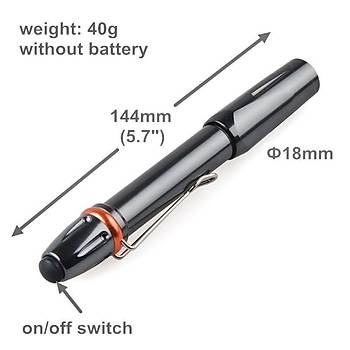 Ultraviyole Ik Kalem El Feneri UV 5 W 390-395nm