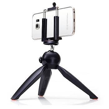 Mini Tripod + Telefon Tutucu Klip SLR Dijital Kamera Aksiyon Kamera   
