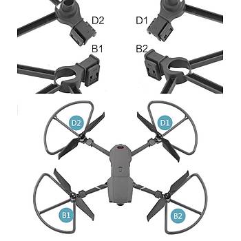 DJI Mavic 2 Pro/Zoom için Pervane Koruyucusu Koruma Tampon Set