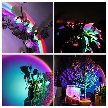 G�kku�a�� Projeksiyon Lambas� Atmosfer I���� 360� USB 5V Switchli