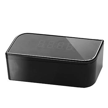 1080P Mini HD WiFi IP Kamera Saat Alarm Gece Gr Hareket Alglama DV DVR 