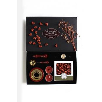 Mum M�hr� Uygulama Seti Kahverengi Kendin Yap M�h�r Seti 7 Par�a BBS1012