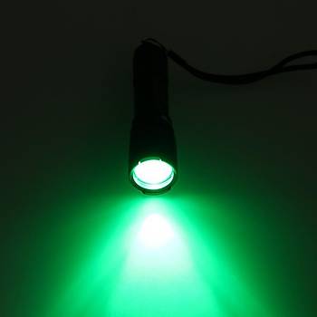 3 Renk 3X XPE LED Yeşil Kırmızı UV Işık Zumlanabilir El Feneri 