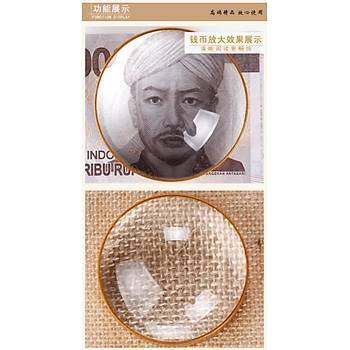 6X Byte 60mm Cam Kubbeli Lens Metal Kasa Rahat Okuma