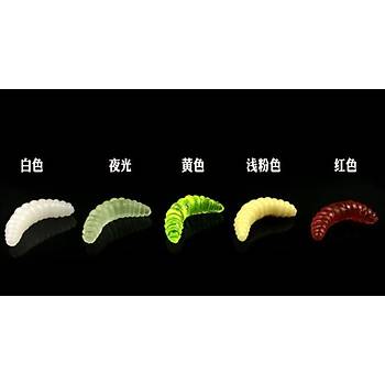 PROFISHER 125 Adet Silikon Sahte Kurt Yem 2.4*0.4 cm 0.5 gr Horsemouth  