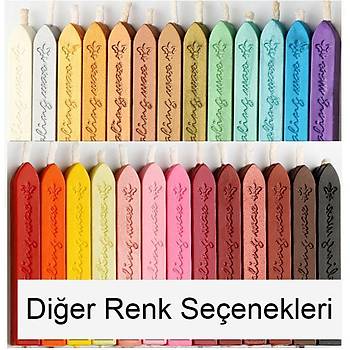 Fitilli M�h�r Mumu �ubuk K�z�lc�k K�rm�z� Resmi Damga Zarf Davetiye