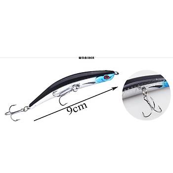 PROFISHER 3 l Set Sert Yapay Sahte Balk Yem Curved Pen 9cm