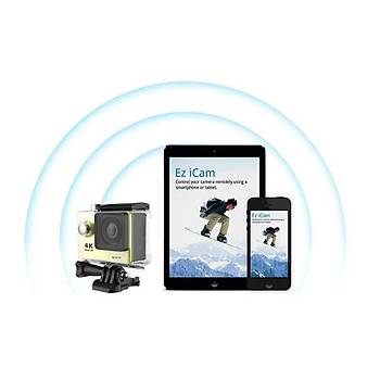 EKEN Ultra HD WiFi 4K H9R Aksiyon Kamera+Çantalı